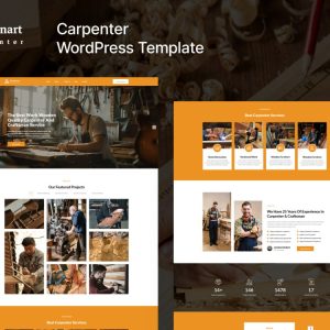 Woodernart - Carpentry And WoodWork Services WordPress Theme