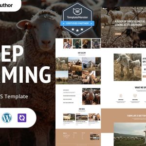 Wool - Sheep Farming, Ranch And Cattle Farm WordPress Elementor Theme