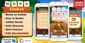Word linker puzzle game android studio project with admob ads ready to.jpg
