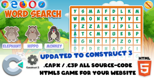Word search game construct 2 3 source code capx c3p html5.png