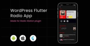 Wordpress flutter radio app codermarket.jpeg
