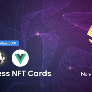 WordPress Live NFT Cards Affiliates with VueJS