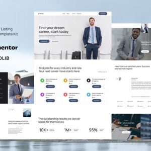 Workly - Job Listing &Career Recruitment Elementor Template Kit
