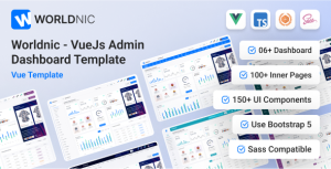 Worldnic vuejs admin dashboard bootstrap template gplpixel.png
