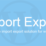 Wp Import Export