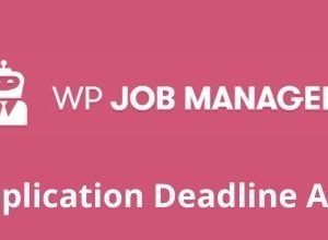 WP Job Manager Application Deadline