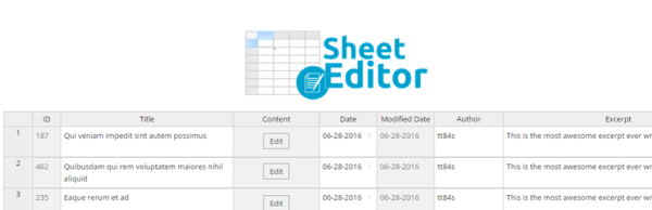 WP Sheet Editor – WooCommerce Products (Premium) - Image 1