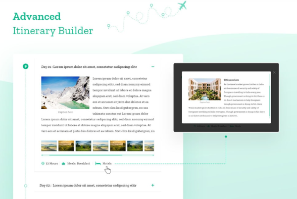WP Travel Engine – Advanced Itinerary Builder - Image 1