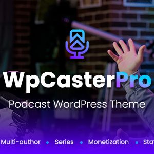WpCasterPro - Podcast WordPress Theme