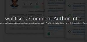 WpDiscuz – Comment Author Info