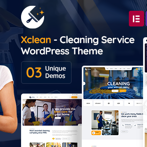 Xclean - Cleaning Services WordPress Theme