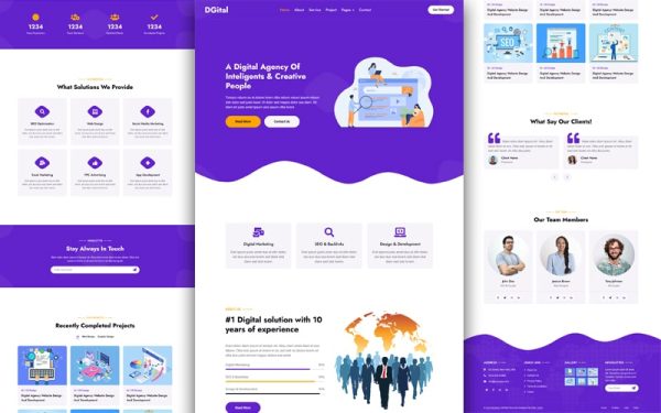 XFusion - Startup & Digital Agency HTML Landing Page Template - Image 1