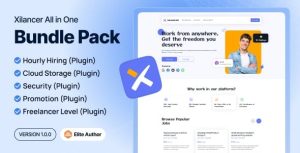 Xilancer bundle freelancer marketplace platform with services projects .jpg