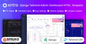 Xintra django tailwind css admin dashboard template gplpixel.jpg