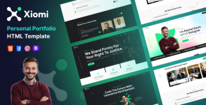Xiomi personal portfolio html template gplpixel.png