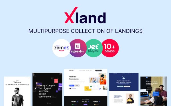 XLand - Multipurpose Collection of Landing Pages WordPress Theme - Image 1