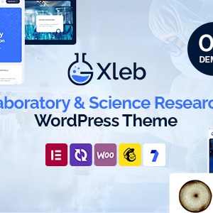 Xleb - Laboratory & Science Research WordPress Theme