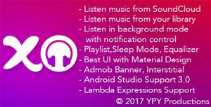 Xmusic android online offline music player codermarket.png