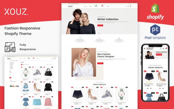 XOUZ - The Clothing Shopify Themes - Image 1