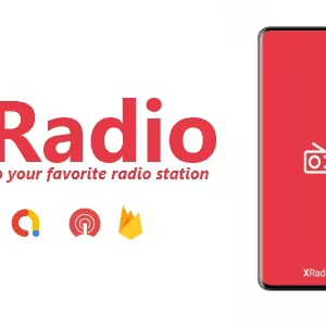 XRadio - Single Station Radio App - ADMOB, ONESIGNAL, FIREBASE