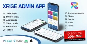 Xrise admin staff mobile app for rise crm codermarket.jpg