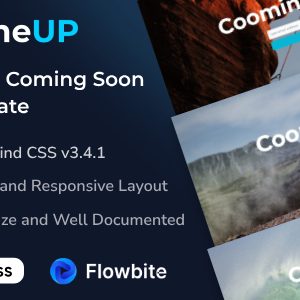 XtremeUP - Tailwind CSS Coming Soon HTML Template