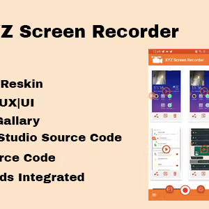 XYZ Screen Recorder - Native Android App - Admob Ads