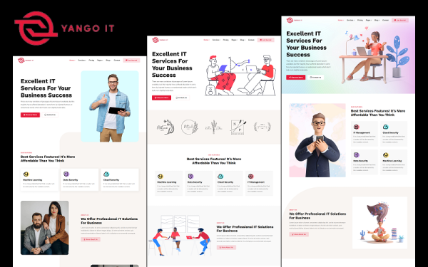Yango - Technology IT Solutions, Software, Services Provider Company and Business WordPress Theme - Image 1