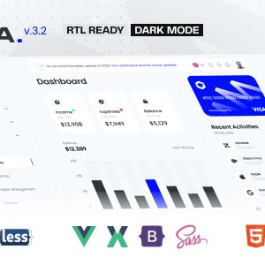 Yoda - Bootstrap 5 HTML, Vue, React Admin Dashboard Template
