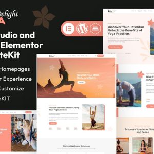 Yoga Delight - Yoga Studio & Fitness Elementor Template Kit