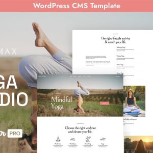 Yogmax - Yoga Studio Multipurpose Responsive WordPress Theme