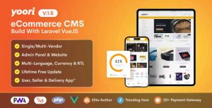 Yoori ecommerce single multi vendor pwa marketplace cms codermarket.jpg