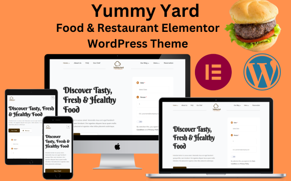 Yummy Yard - Food & Restaurant Elementor WordPress Theme - Image 1