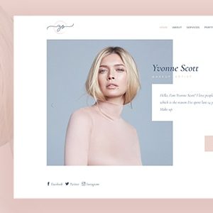 Yvonne - Makeup Artist WordPress Theme