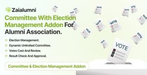 Zaialumni committee with election management addon for alumni association .jpeg