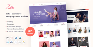 Zaika ecommerce cms laravel ecommerce shopping platform codermarket.png