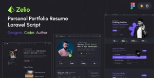 Zelio personal portfolio resume laravel script codermarket.jpg