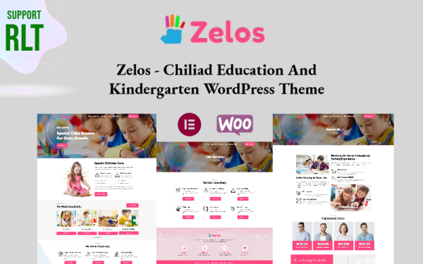 Zelos - Chiliad Education And Kindergarten WordPress Theme - Image 1