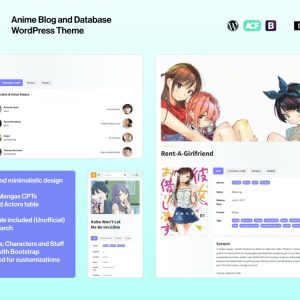 ZETTAI - Anime Blog and Database WordPress Theme + RTL