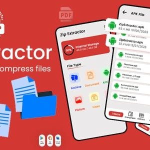 Zip Extractor - Zip Unzip Files - Files Manager - Rar Maker - Compressed Zip - Manipulate Files