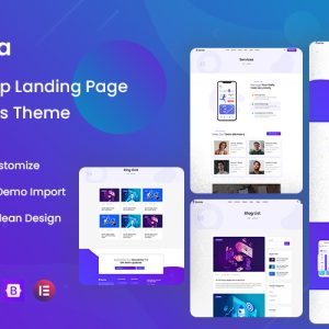 Zomia App Landing WordPress Theme