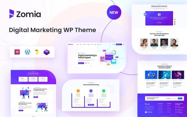Zomia - Digital Marketing WordPress Theme - Image 1