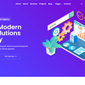 Zomia - Technology & Agency WordPress Theme