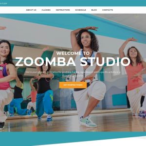 Zoomba - Zoomba Dance Studio WordPress Theme