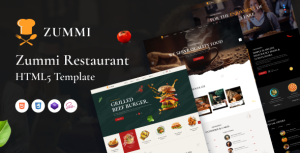 Zummi restaurant cafe bootstrap html5 template gplpixel.png