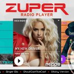 Zuper - Shoutcast and Icecast Radio Player With History - WordPress Plugin
