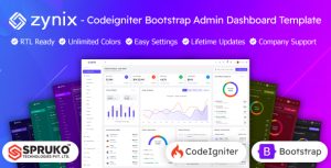 Zynix codeigniter bootstrap admin dashboard template gplpixel.jpg