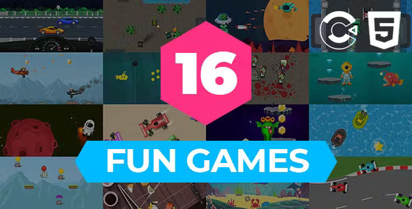 16 Fun Games - Bundle - Official Licence 16 Fun Games - Bundle - Official Licence - Image 1