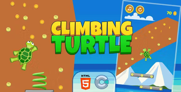 Climbing Turtle - HTML5 Game - Official Licence Climbing Turtle - HTML5 Game - Official Licence - Image 1