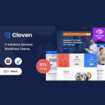 Cloven – IT Solutions Services Company WordPress Theme + RTL Official Licence